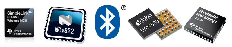 Two bluetooth devices showing the range between them