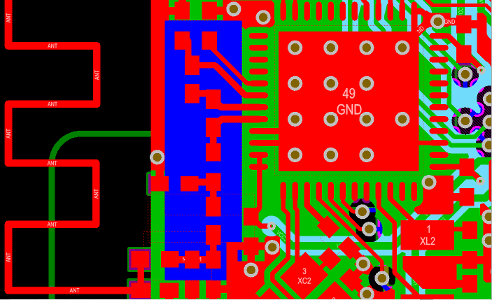 Bluetooth Low Energy RF Front End Circuit