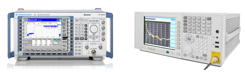 RF Test Equipment used for Testing Bluetooth Low Energy